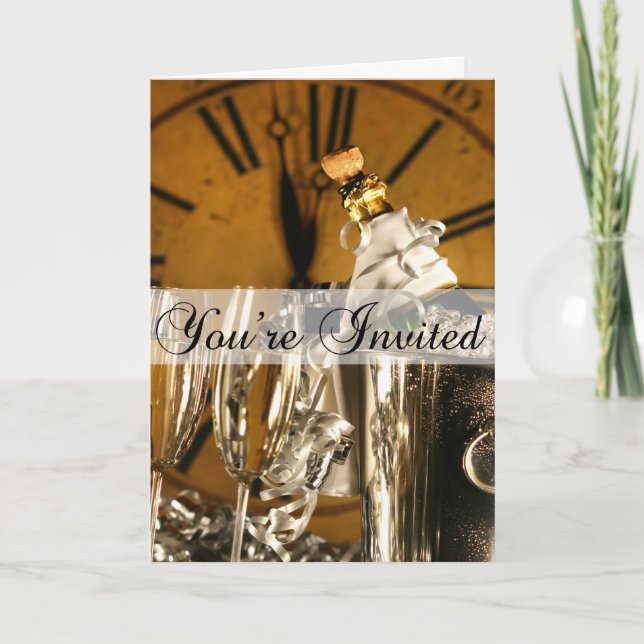 New Year's Eve Party Invitation (Front)