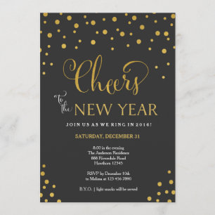 New Year's Eve Party Invitation / New Year's Party