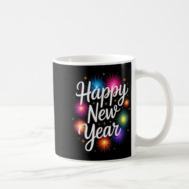 New Years Eve Party Matching Happy New Year  Coffee Mug (Right)