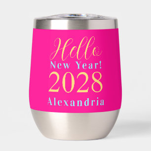 New Year's Eve Party Personalized Hot Pink