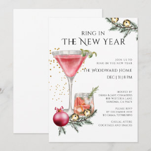 New Year's Eve Party Ring In The New Year Invitation