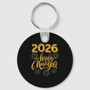 New Years Eve Party Supplies 2026 Happy New Year F Keychain