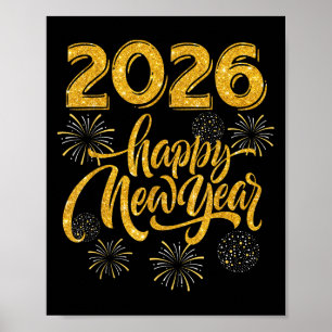 New Years Eve Party Supplies 2026 Happy New Year F Poster