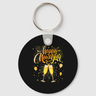 New Years Eve Party Supplies Nye Matching Happy Ne Keychain