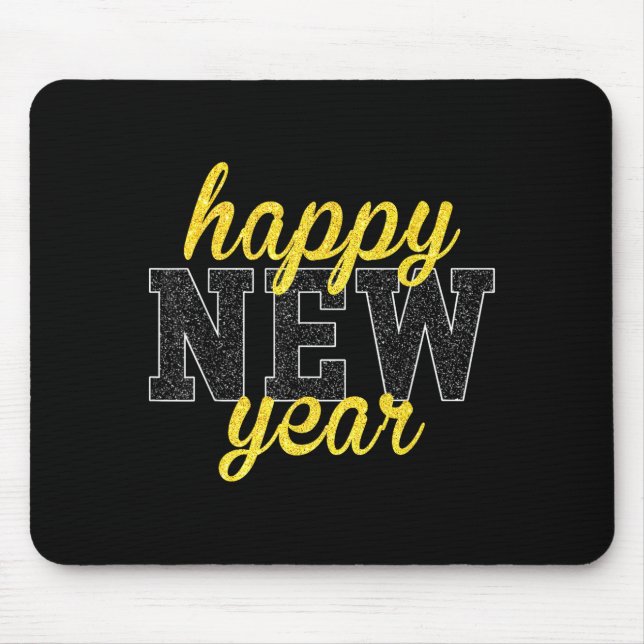 New Years Eve Party Supplies Nye Matching Happy Ne Mouse Pad (Front)