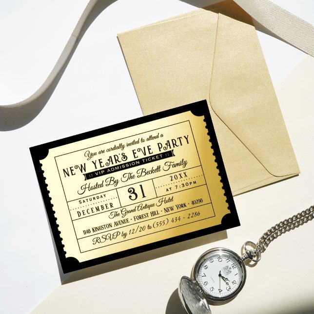 New Year's Eve Party Ticket Real (Creator Uploaded)