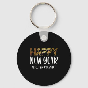 New Years Eve Pregnancy Announcement Also Im Pregn Keychain