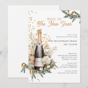 New Year's Eve Ring In The New Year Party Invitation