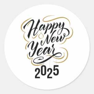 New Year's Eve Sticker   2025 Celebration Decal
