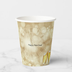 New Year's Eve with champagne glasses Paper Cups