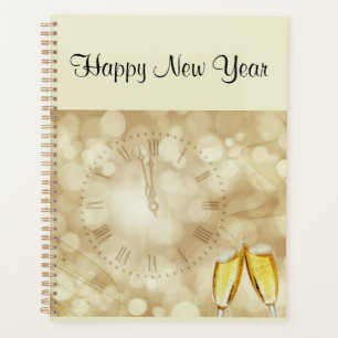 New Year's Eve with champagne glasses Planner