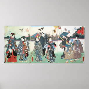 New Year's festival, Poster