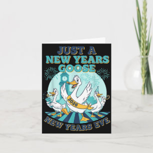 New Years Goose 2026 Celebration Fun  Card