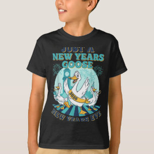 New Years Goose 2026 Celebration Fun T-Shirt