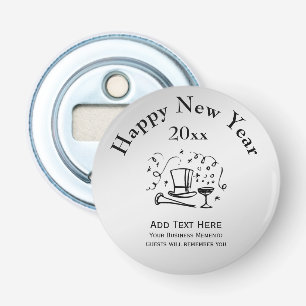 New Years Happy New Year Advertising Memento Bottle Opener