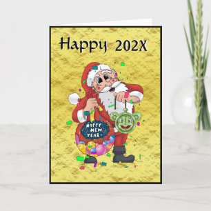 New Year's Holiday Gold Card