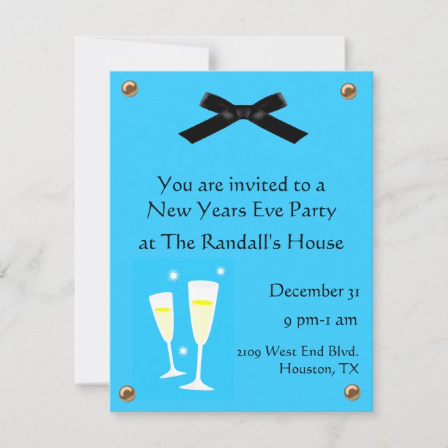 New Years Invitation (Front)