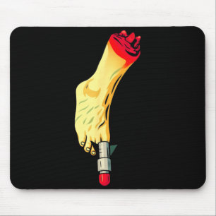 New Years Missile Toe Funny Mistletoe Holiday  Mouse Pad