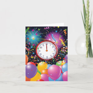 New Years Party Note Cards