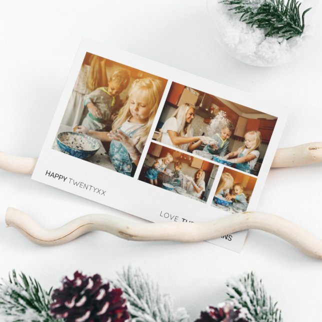 NEW YEAR'S PHOTO CARD | Modern Minimal Life Photos (Creator Uploaded)