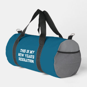 New Year's Resolution Duffle Bag