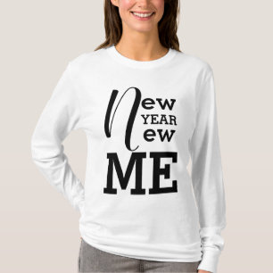 New Years Resolution Motivational Modern Elegant  T-Shirt
