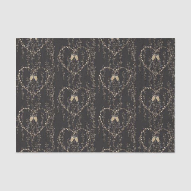 New Year's Theme Tissue Paper (Front)
