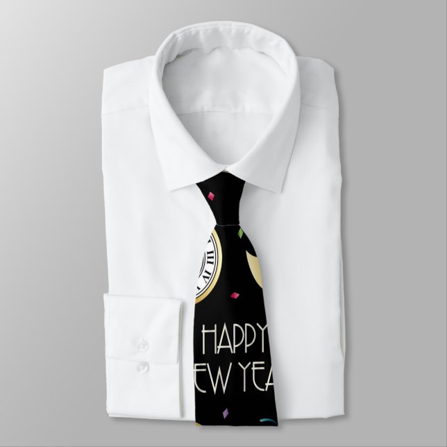 New Years Tie (Tied)