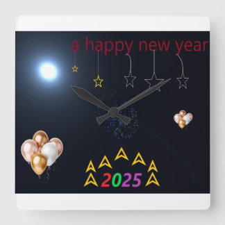 New Year's  Wall clock