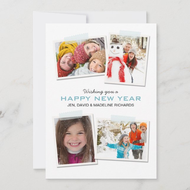 New Year's Wishes Card (Front)