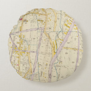 New York 10 Round Pillow
