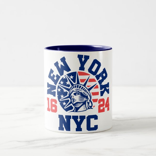 New York 1624 Two-Tone Coffee Mug (Center)
