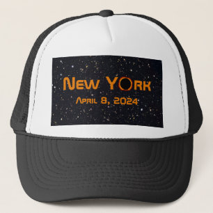 New York 2024 Total Solar Eclipse  Trucker Hat