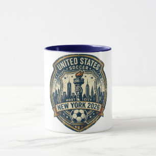 New York 2026 World Cup Host City Vintage Football