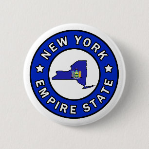New York 2 Inch Round Button