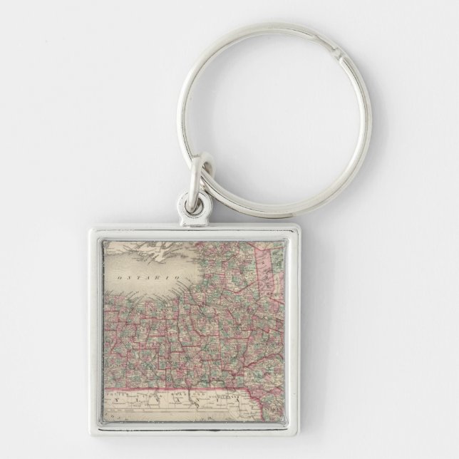 New York 2 Keychain (Front)
