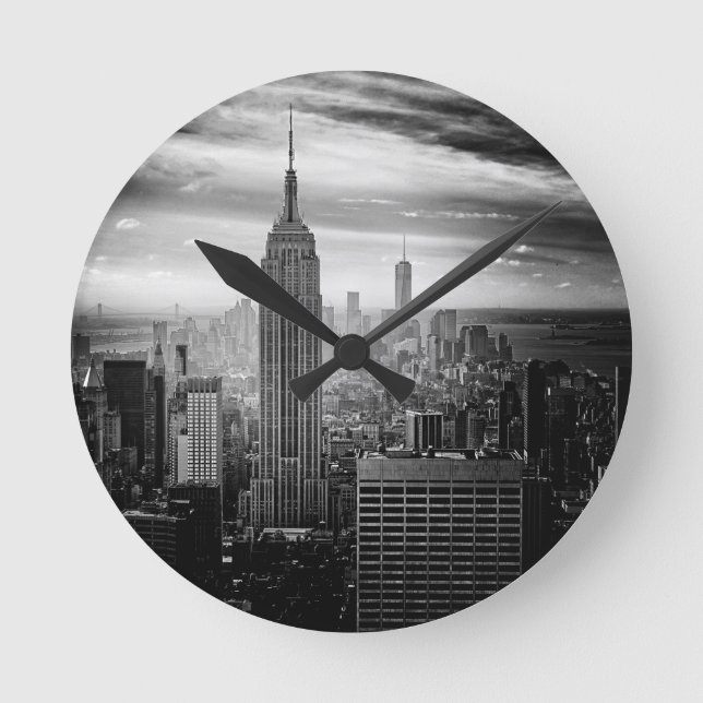 New York 3 Round Clock (Front)