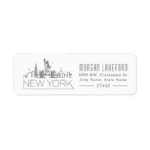 New York a stylisé l'horizon  