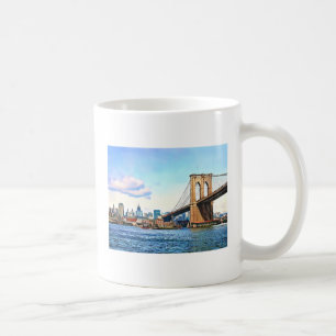 New York Abutment of Brooklyn Bridge Coffee Mug