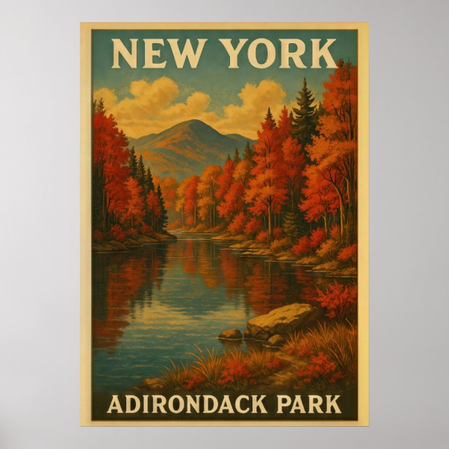 New York Adirondack Park V01 Poster (Front)