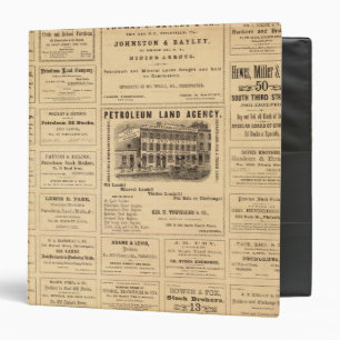 New York and Pennsylvania Oil Advertisements Binder