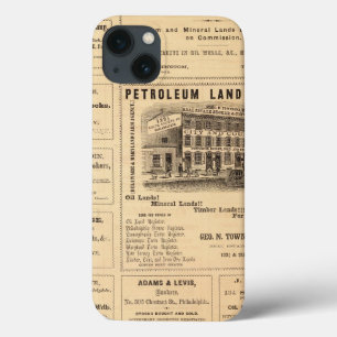 New York and Pennsylvania Oil Advertisements iPhone 13 Case
