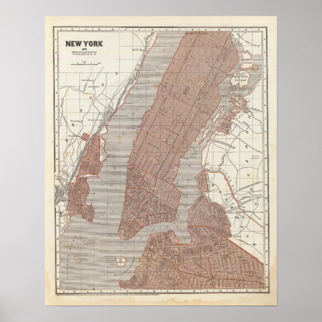 New York and vicinity Poster (Front)