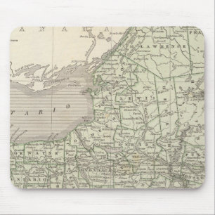 New York Atlas Map Mouse Pad