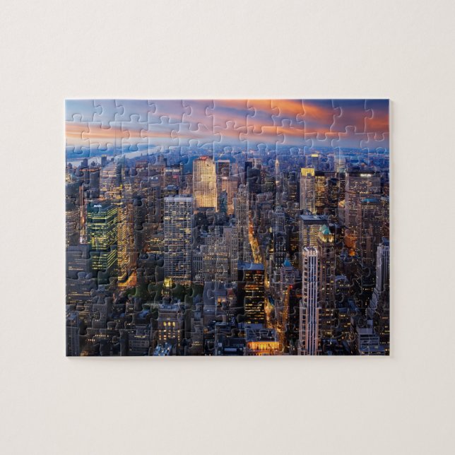 New York au Puzzle de nuit (Horizontal)