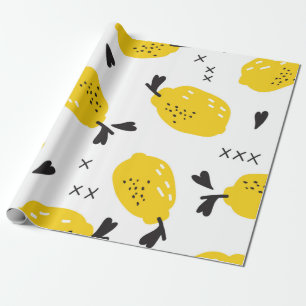 New York background pattern with color cut out pap Wrapping Paper