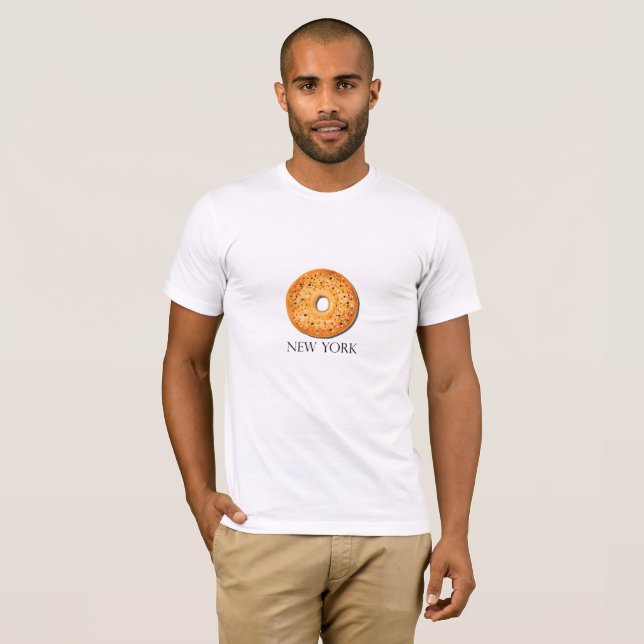 New York Bagel T-Shirt (Front Full)