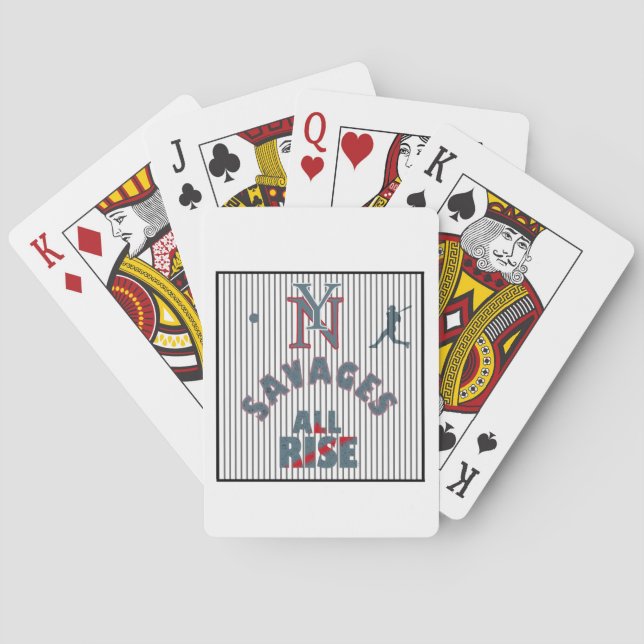 New York Baseball  Playing Cards (Back)