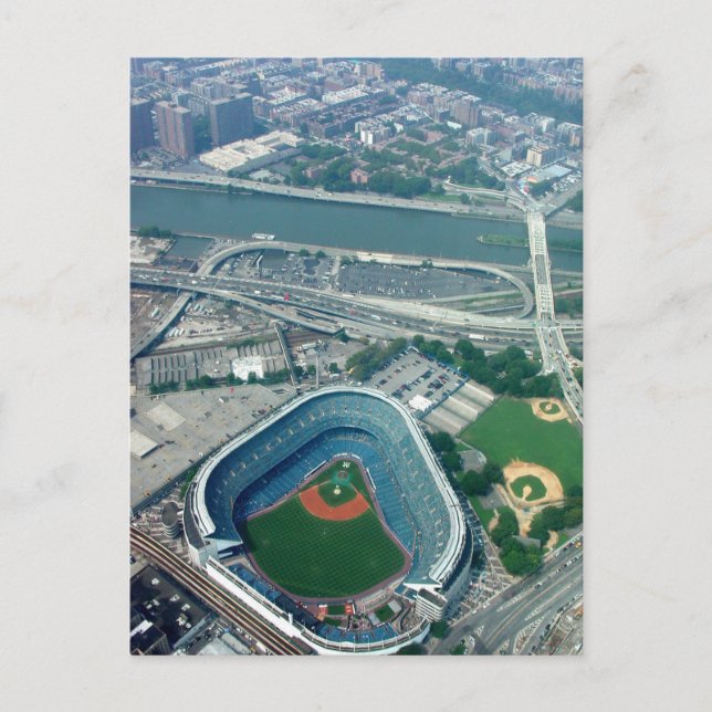 NEW YORK BASEBALL STADIUM POSTCARDS (Front)