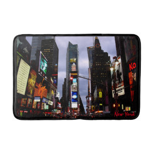 New York Bath Souvenirs Times Square  Bath Mat